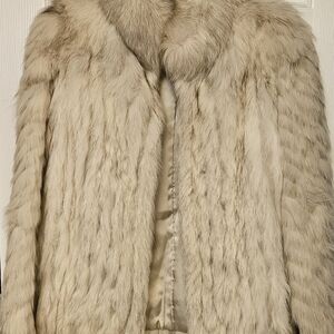 Saga Furs Cream Teddy Jacket